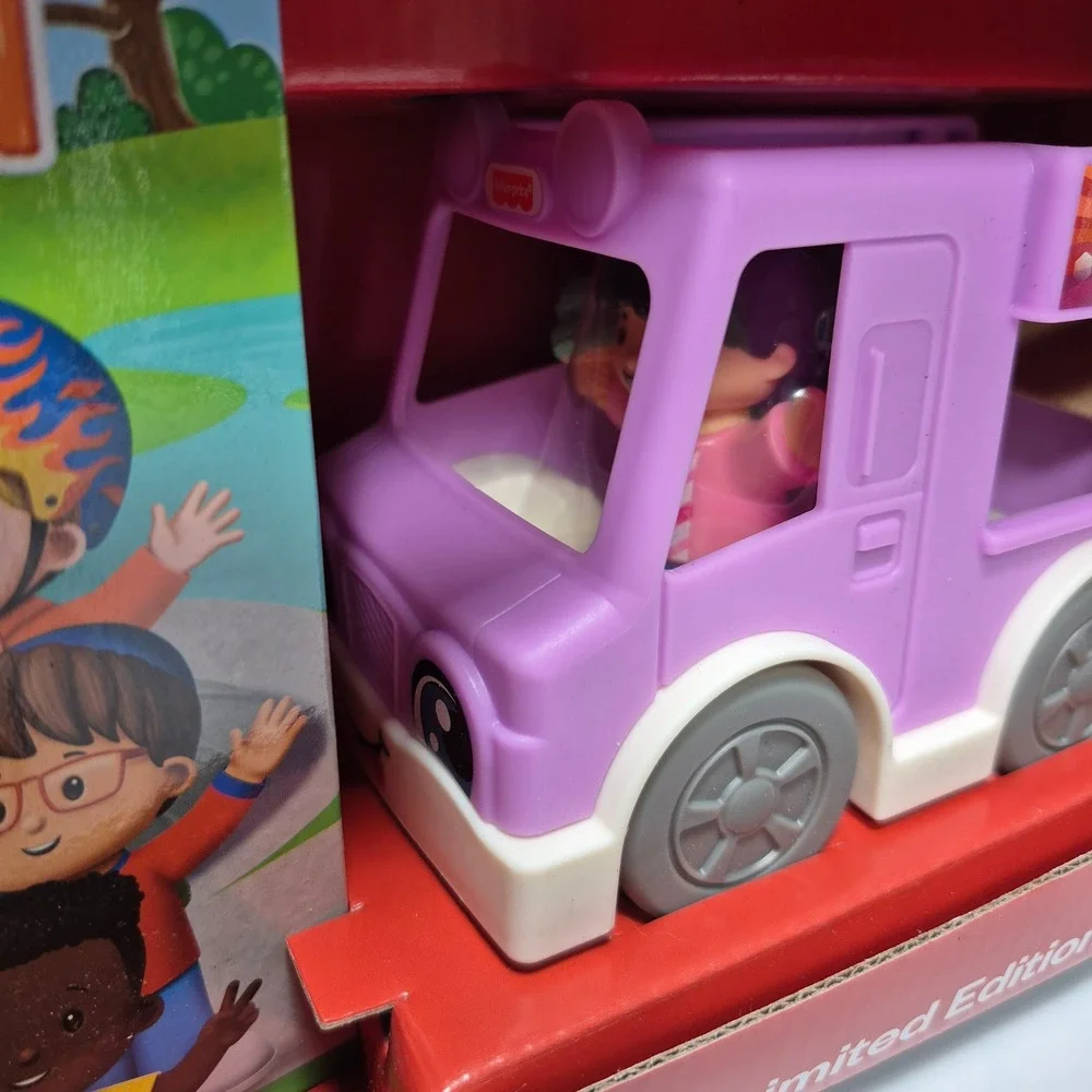 Fisher-Price Little People Our Beautiful World Book Purple Ice Cream Truck Kohls